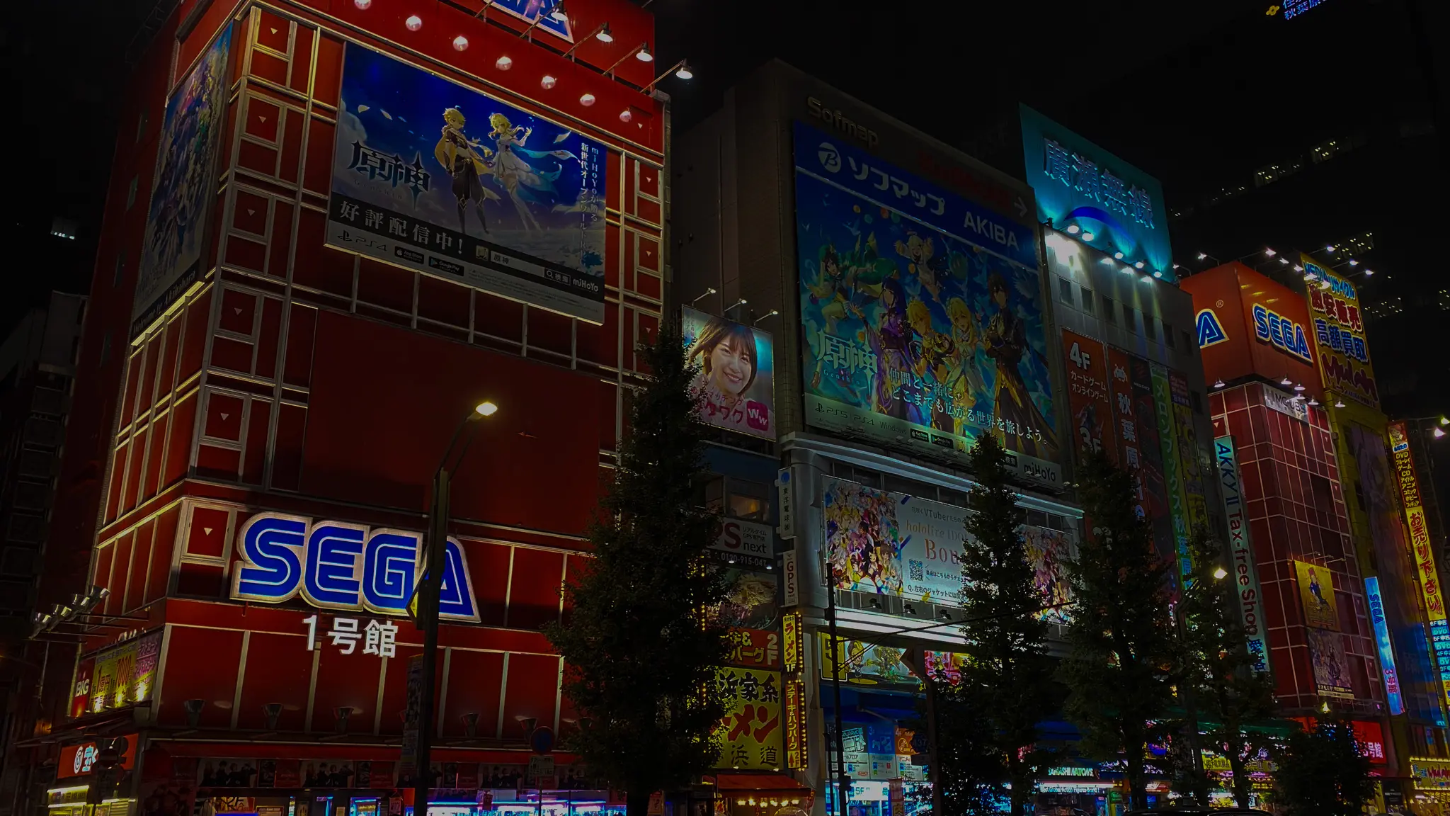 Akihabara night lights